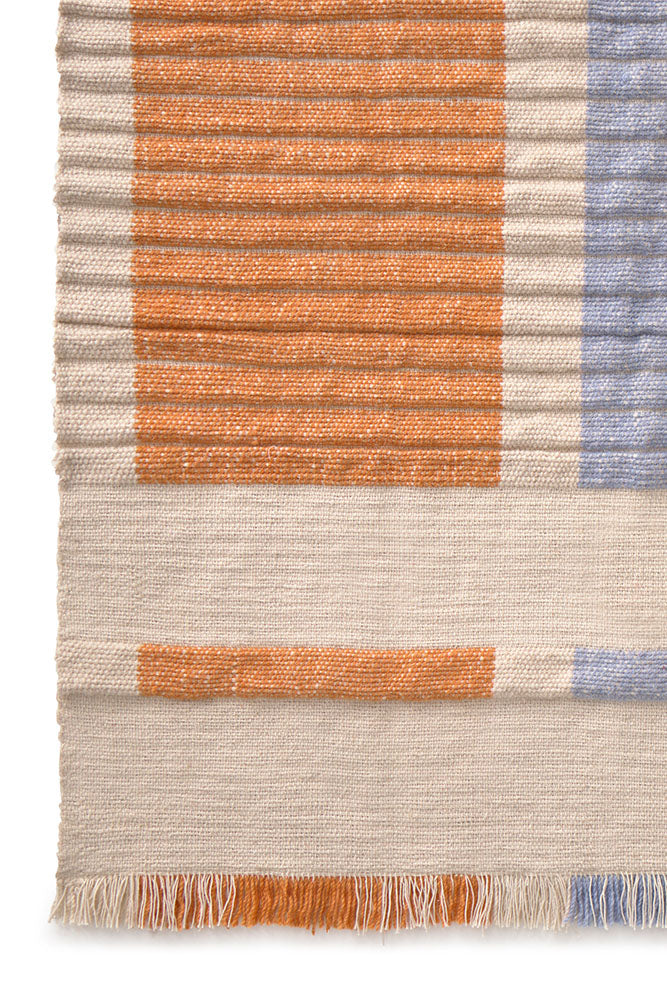 Handwoven Rug - Multicolor Columns