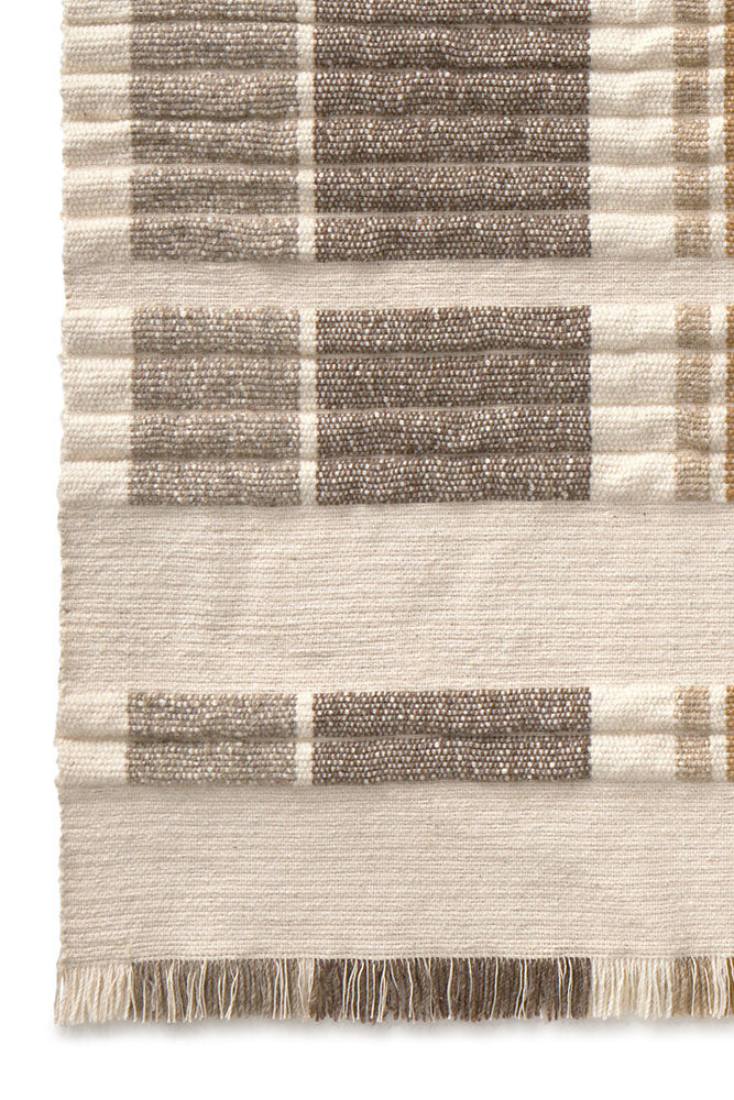 Handwoven Rug - Natural Columns