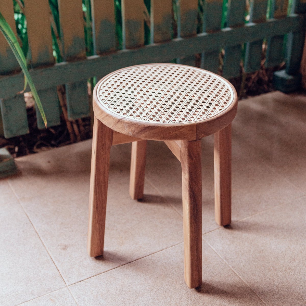 CARAMIN wooden stool
