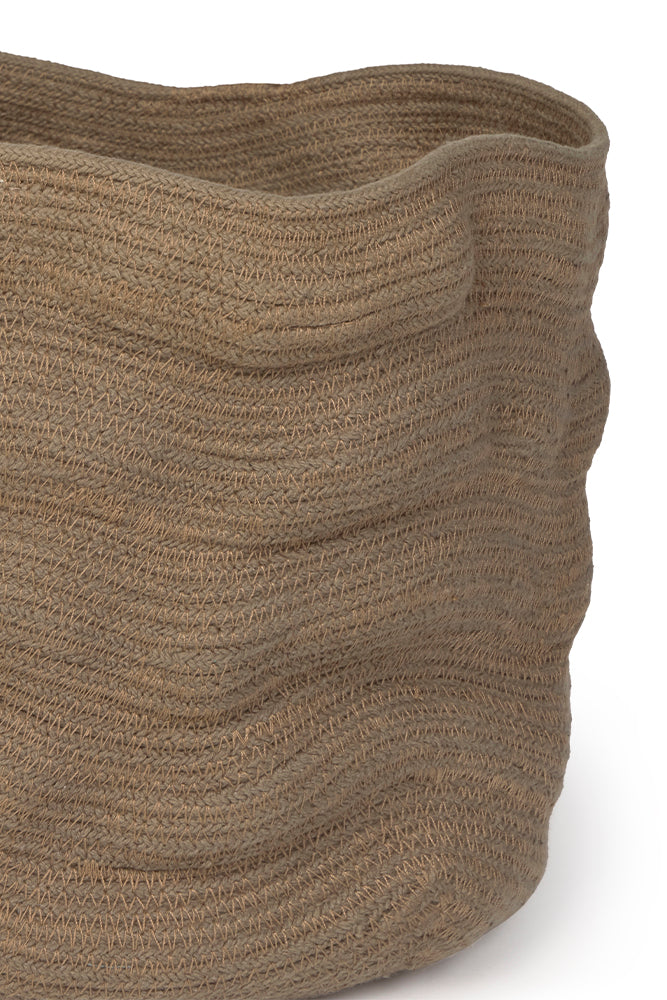Stonewashed Basket – Deep Brown