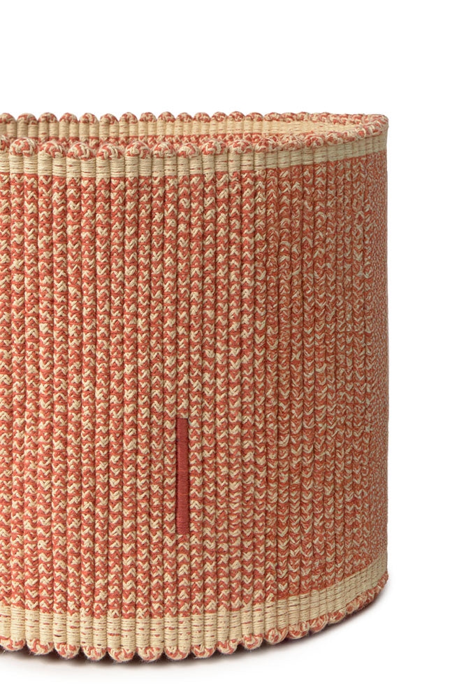 Handwoven Basket – Vertical Terracotta