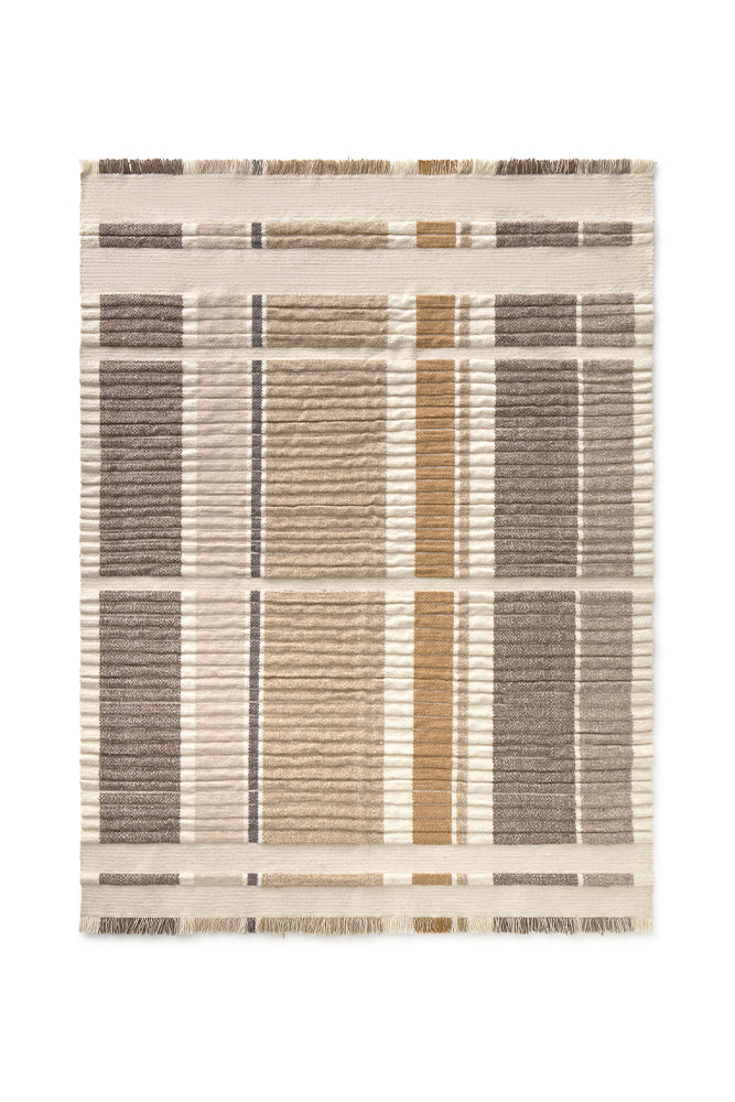 Handwoven Rug - Natural Columns