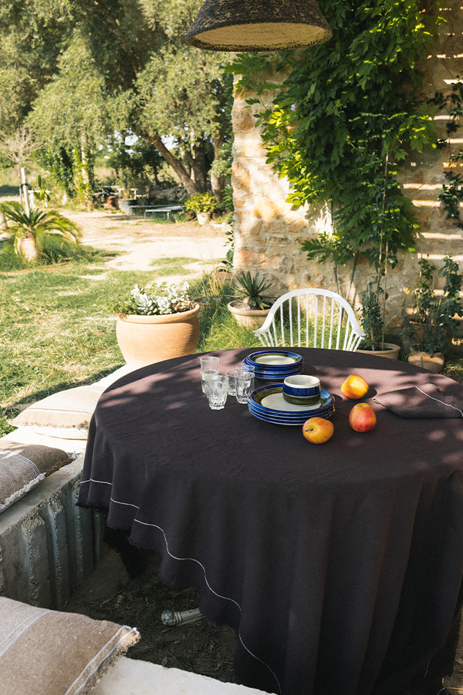 Handwoven Tablecloth – Café