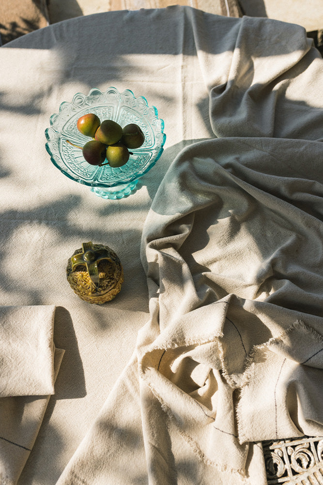 Handwoven Hand Towel – Natural - Set of 4