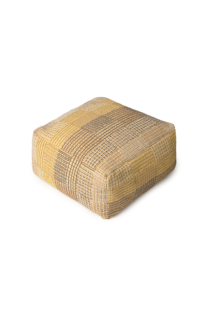 Reversible Pouf — Ochre