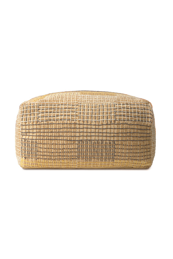 Reversible Pouf — Ochre