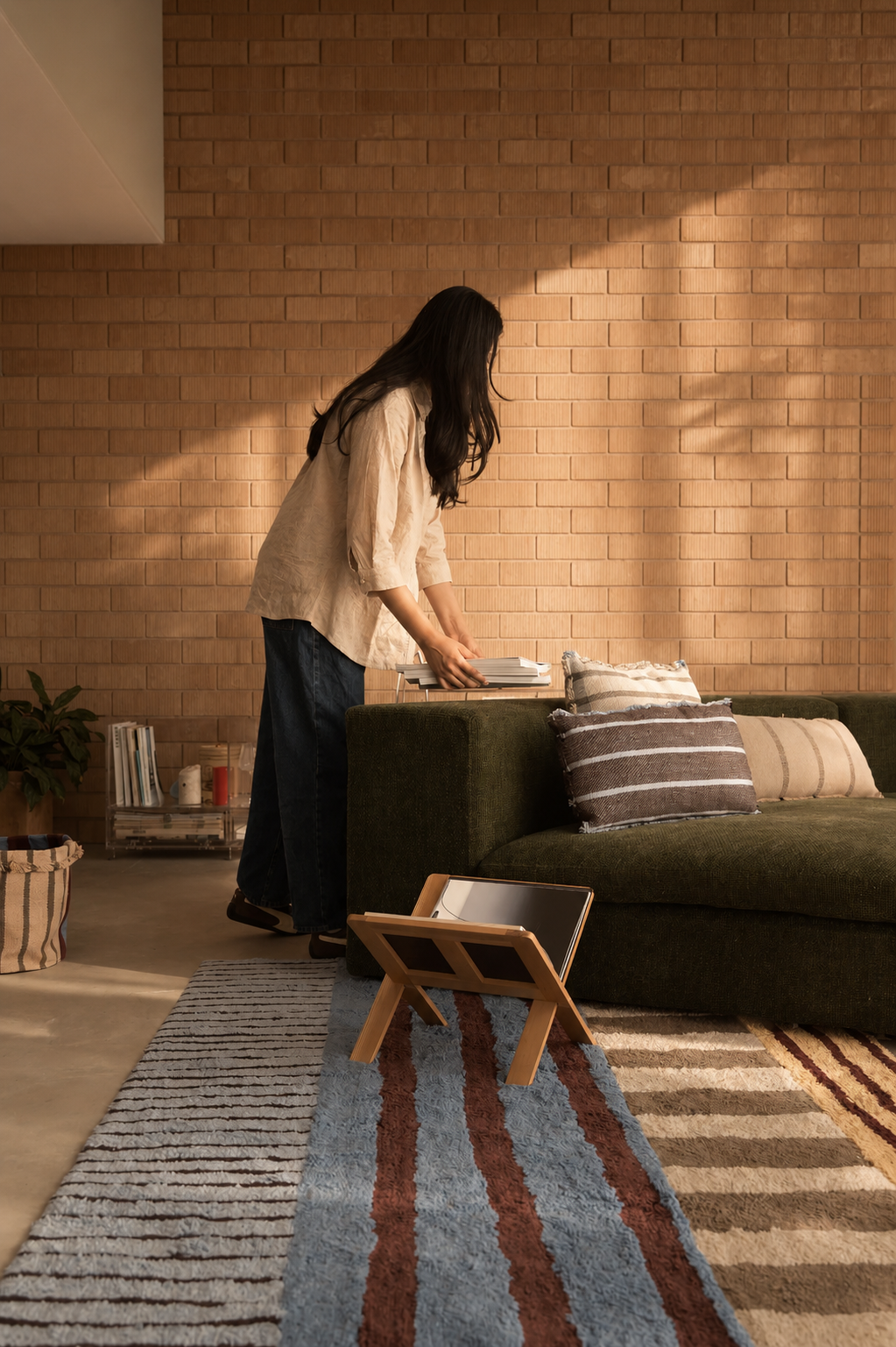 Indigo rug