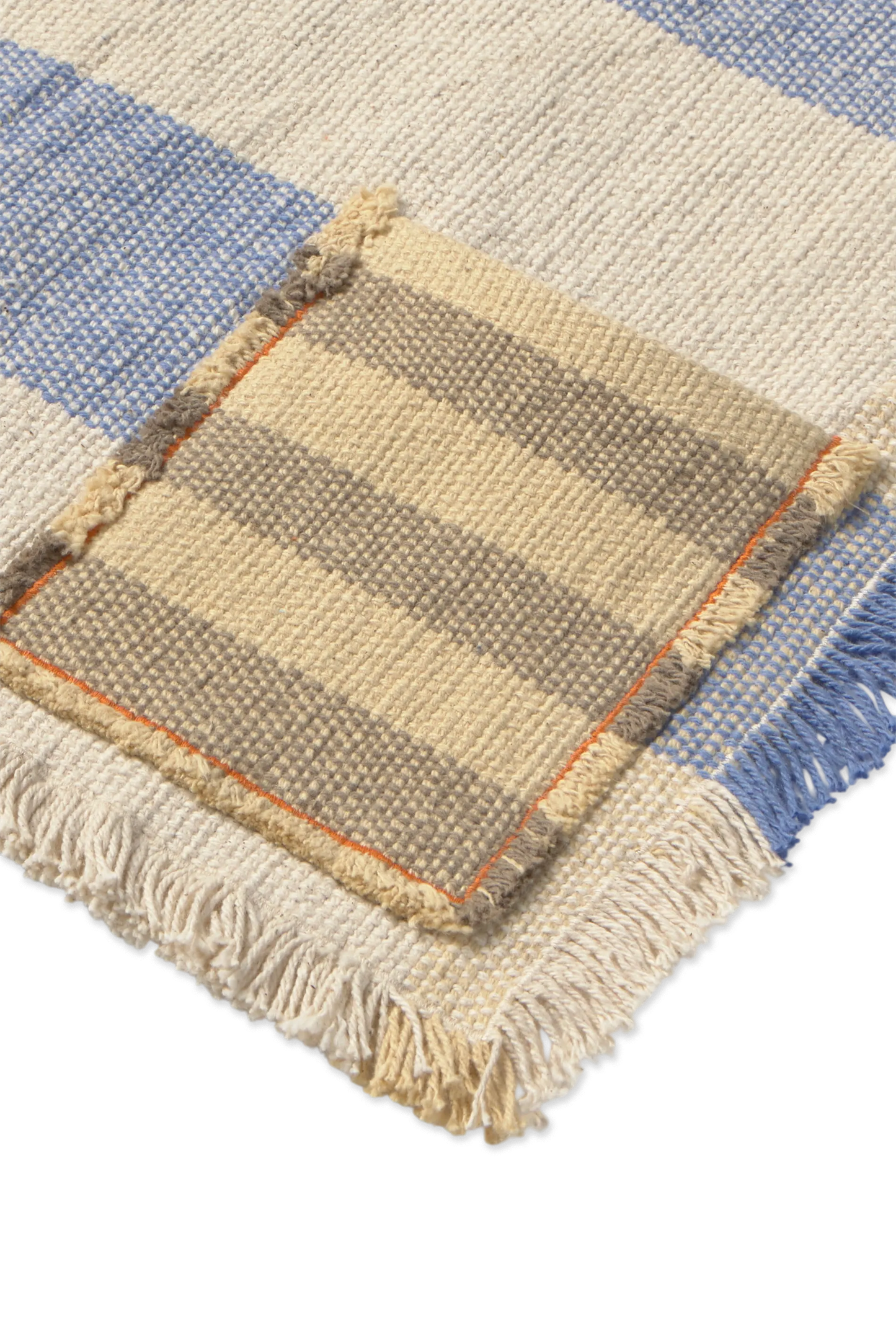 SAÏA Blue Handloom Placemat Set
(Pack of 2 with Cutlery Pocket)