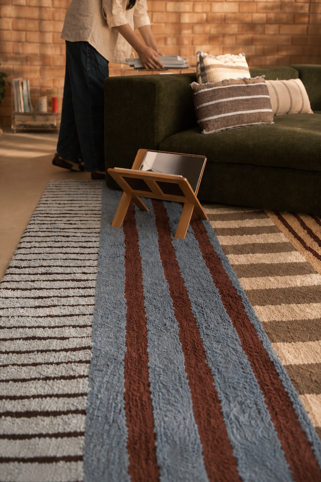 Indigo rug