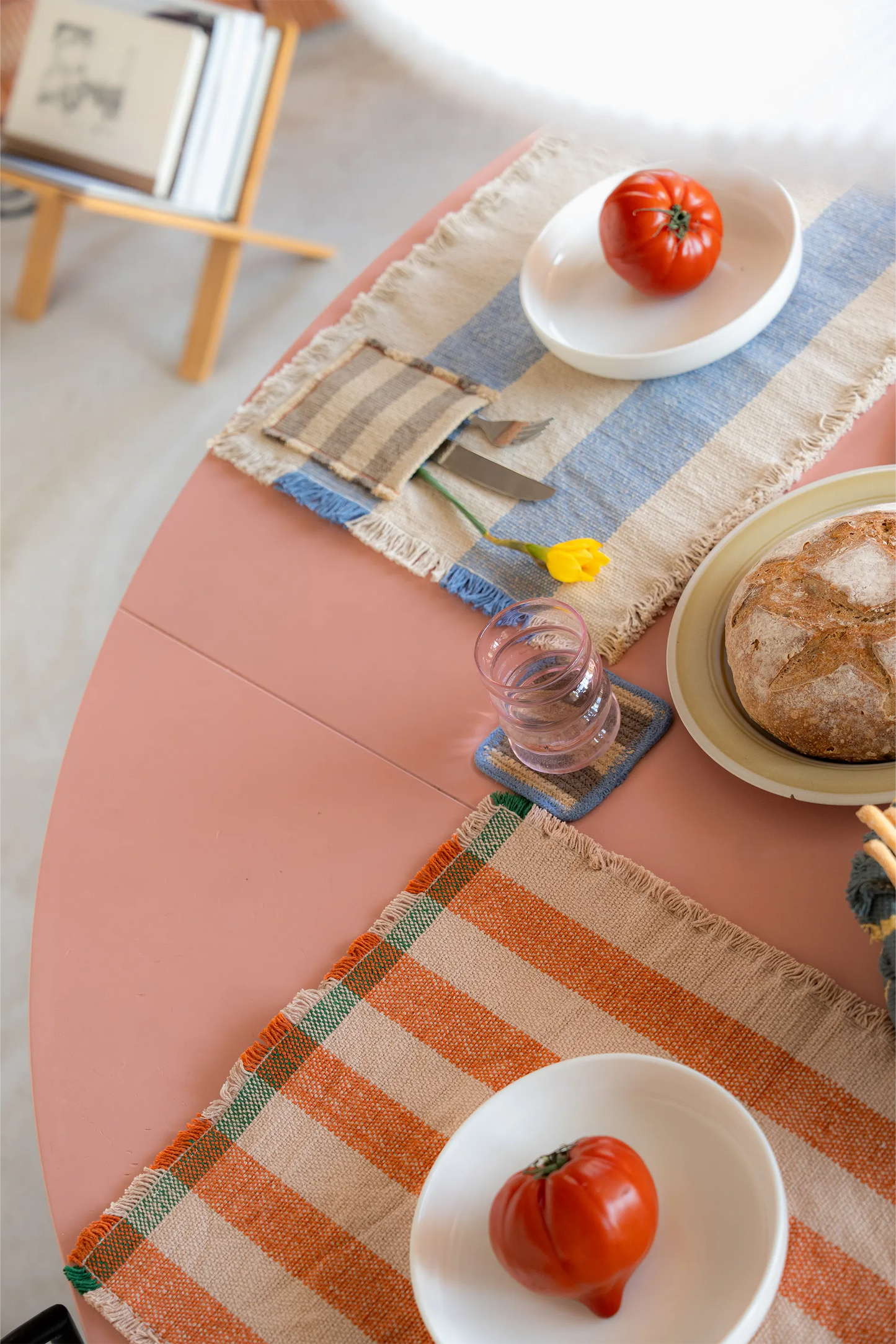 SAÏA Terracotta Placemat Set (Pack of 2 with Cutlery Pocket)
