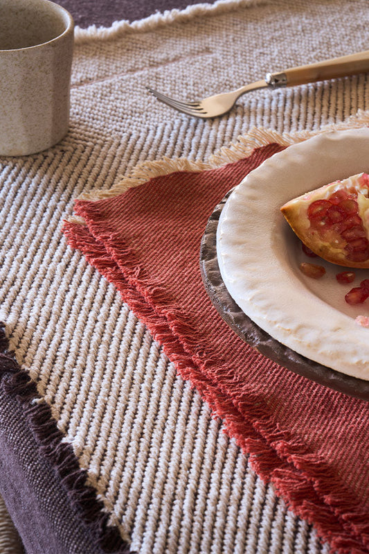 SAÏA Terracotta Napkin Set (Set of 4)