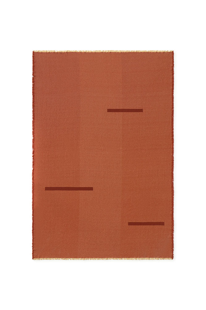 SAÏA Vertical Tablecloth – Terracotta
